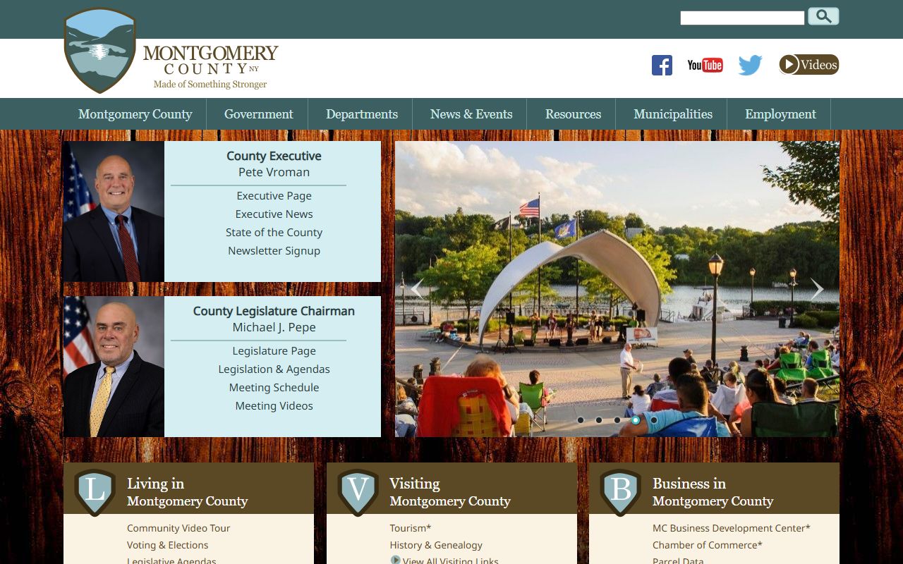 Montgomery County Clerk's Office website for dissolution of marriage records in Fonda NY